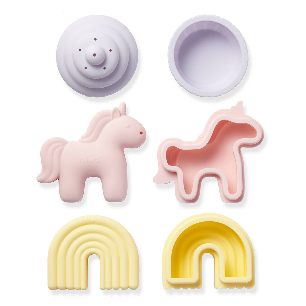 Ali+Oli Squirt Water Bath Toy Set (Unicorn Theme)