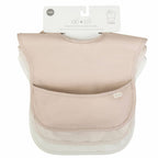 Sleeveless (3-pc) Smock Bib Set for Baby & Toddler (Neutral)