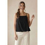 Cami Top With Bubble Hem