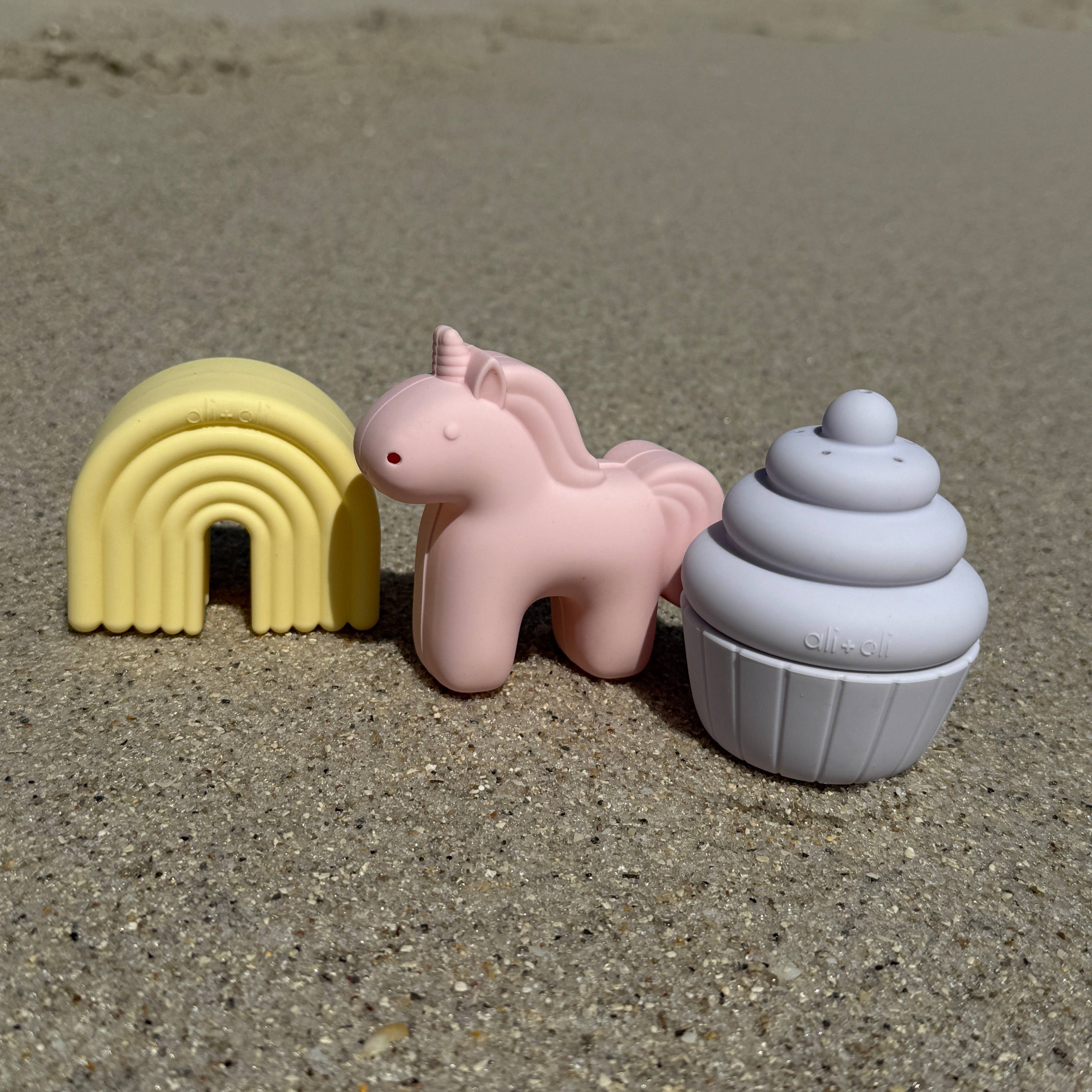 Ali+Oli Squirt Water Bath Toy Set (Unicorn Theme)