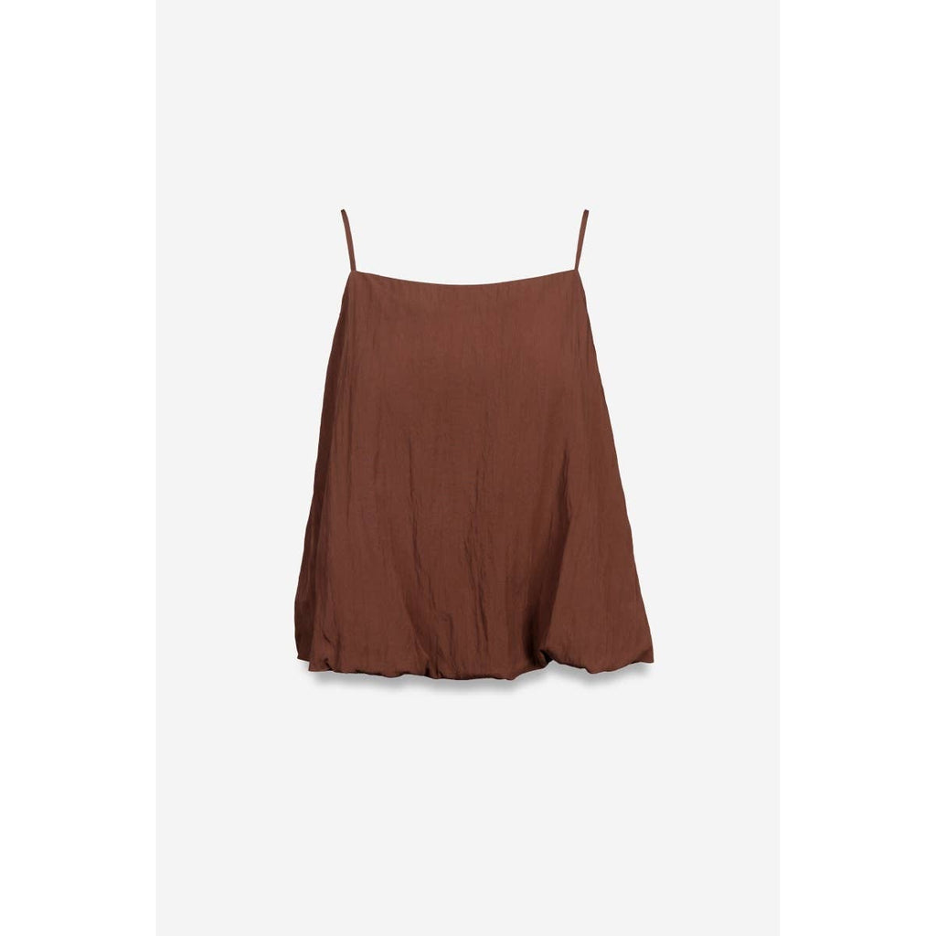 Cami Top With Bubble Hem