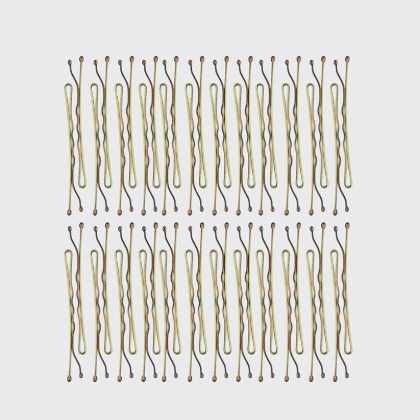 Essential Bobby Pins 45pc - Brown