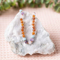 Mermaid Gems + Raw Baltic Amber Beaded Necklace