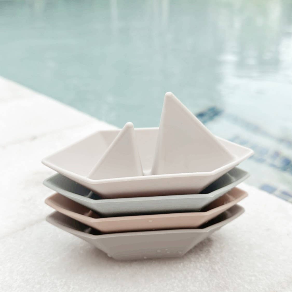 Floating Boat Bath Toy Set 4-pc
