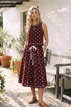 Retro Dot Tank & Skirt Set