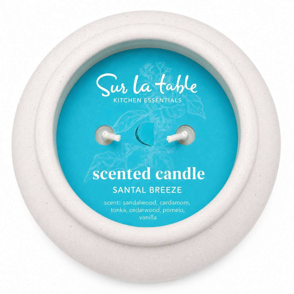 White Sand Finish Candle – Sunlit Breeze