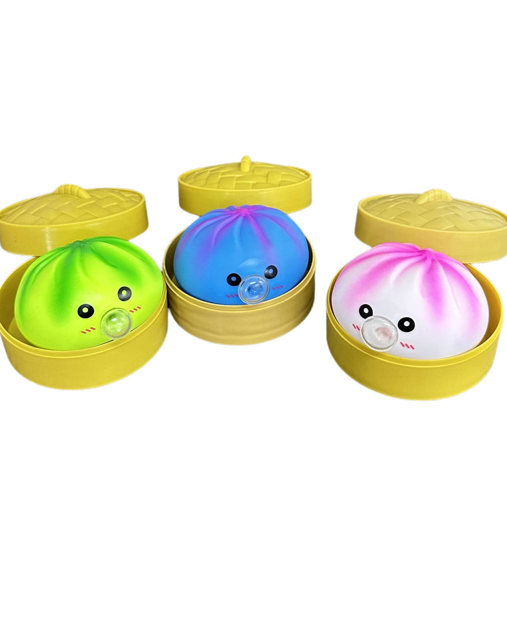 Cute Bubble Blowing Bun Squeeze Bao Toy