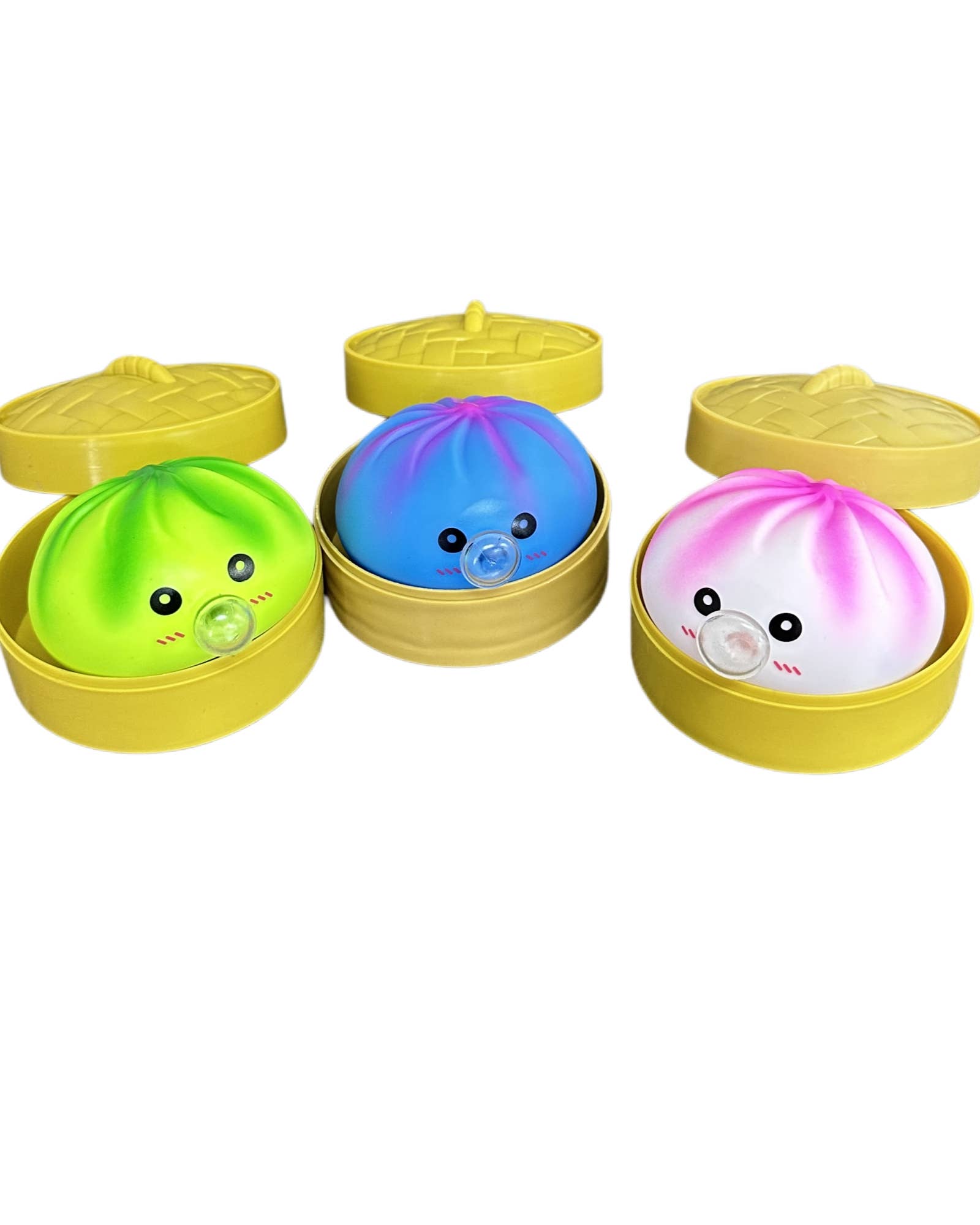 Cute Bubble Blowing Bun Squeeze Bao Toy