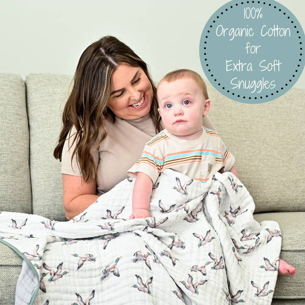 Muslin Quilt Baby & Kids Blanket Quackin'up