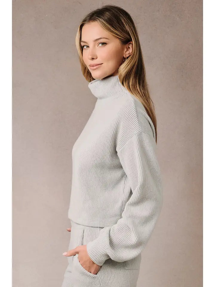 Funnel Neck LS Top