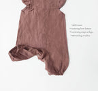 Jennifer Linen Jumper + Bow-Plum