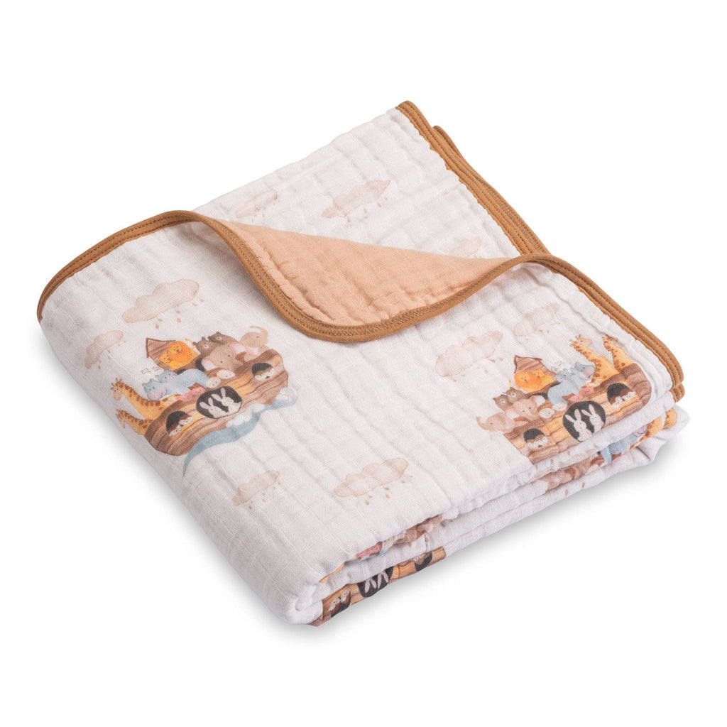 Muslin Quilt Baby & Kids Blanket Noah's Ark