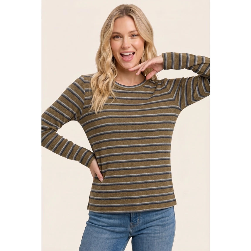 Striped Jersey Top