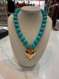 Turquoise Heart Necklace
