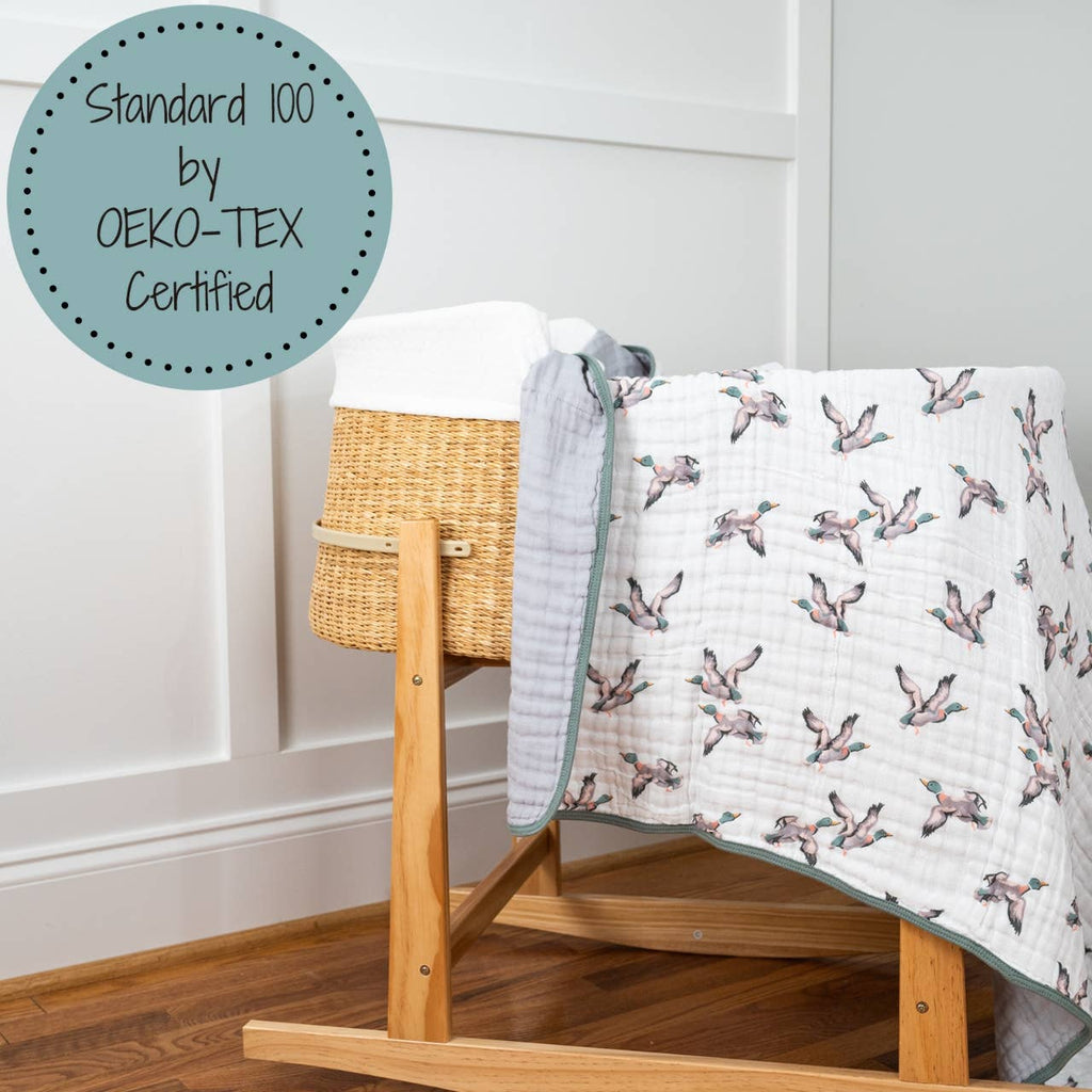 Muslin Quilt Baby & Kids Blanket Quackin'up