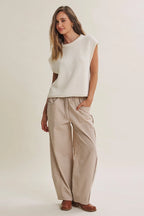 Striped Barrel Pants