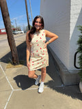 Cherry Linen Dress