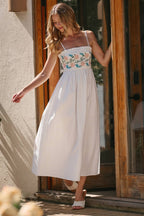 FLORAL EMBROIDERED DRESS