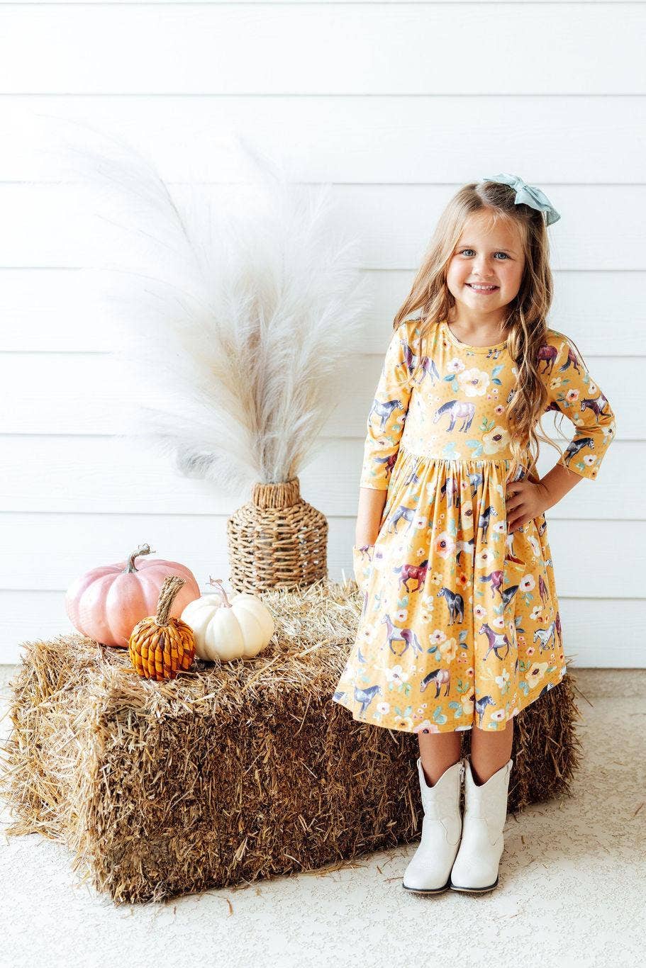 Ponies & Poppies Dress