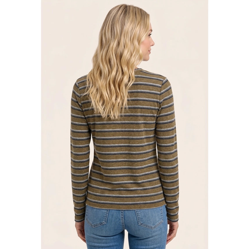 Striped Jersey Top