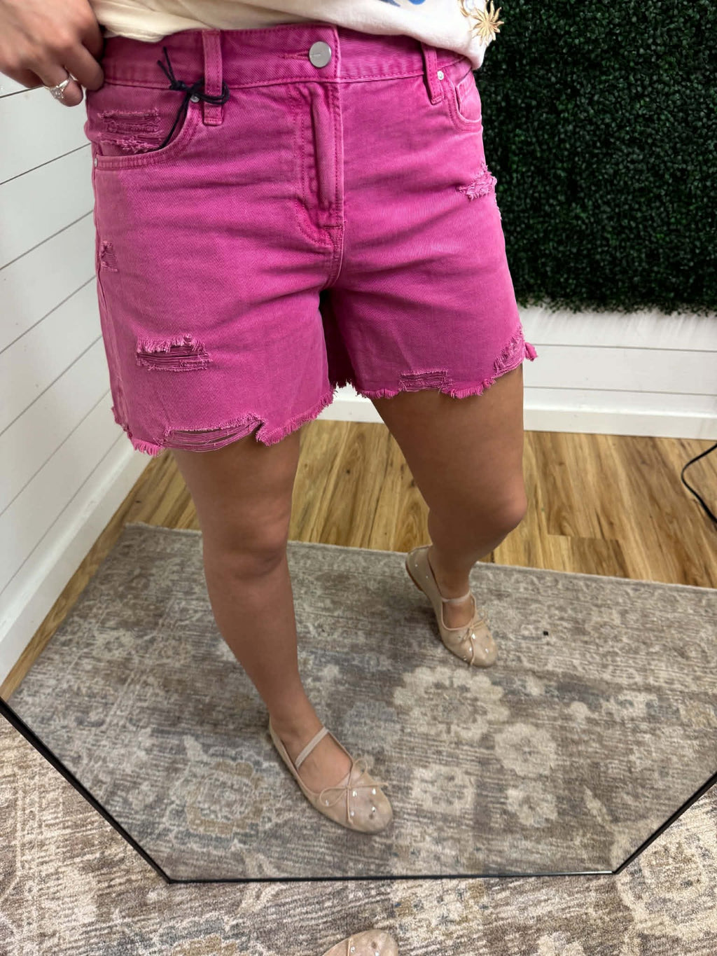 Mica Raspberry BF Shorts