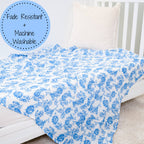 Baby Muslin Swaddle Blanket 47x47 Peony For Your Thoughts