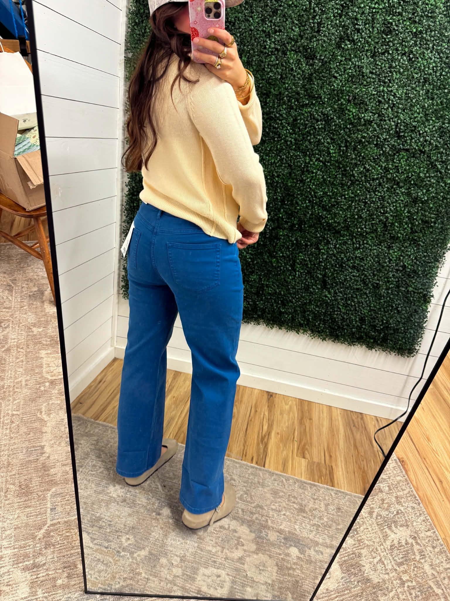 Mica Bright Blue HR Wide Crop