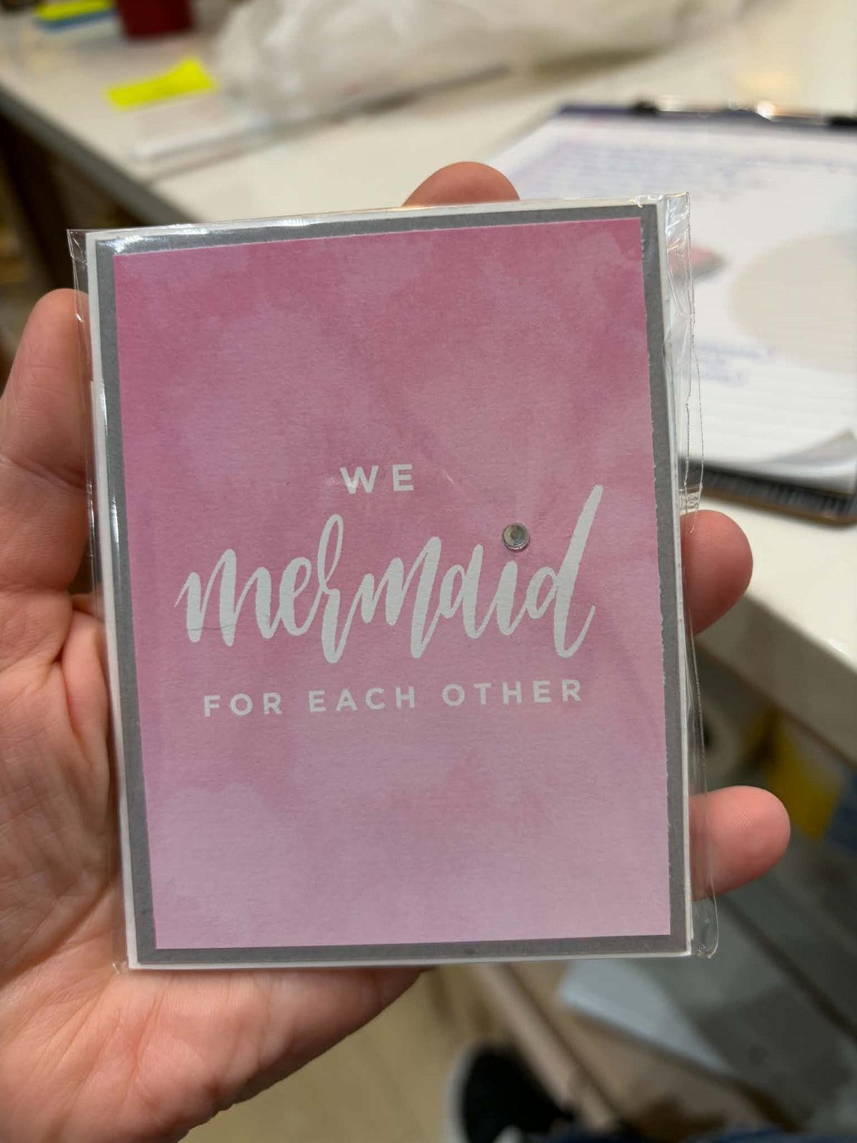 Mermaid Gift Card Holder
