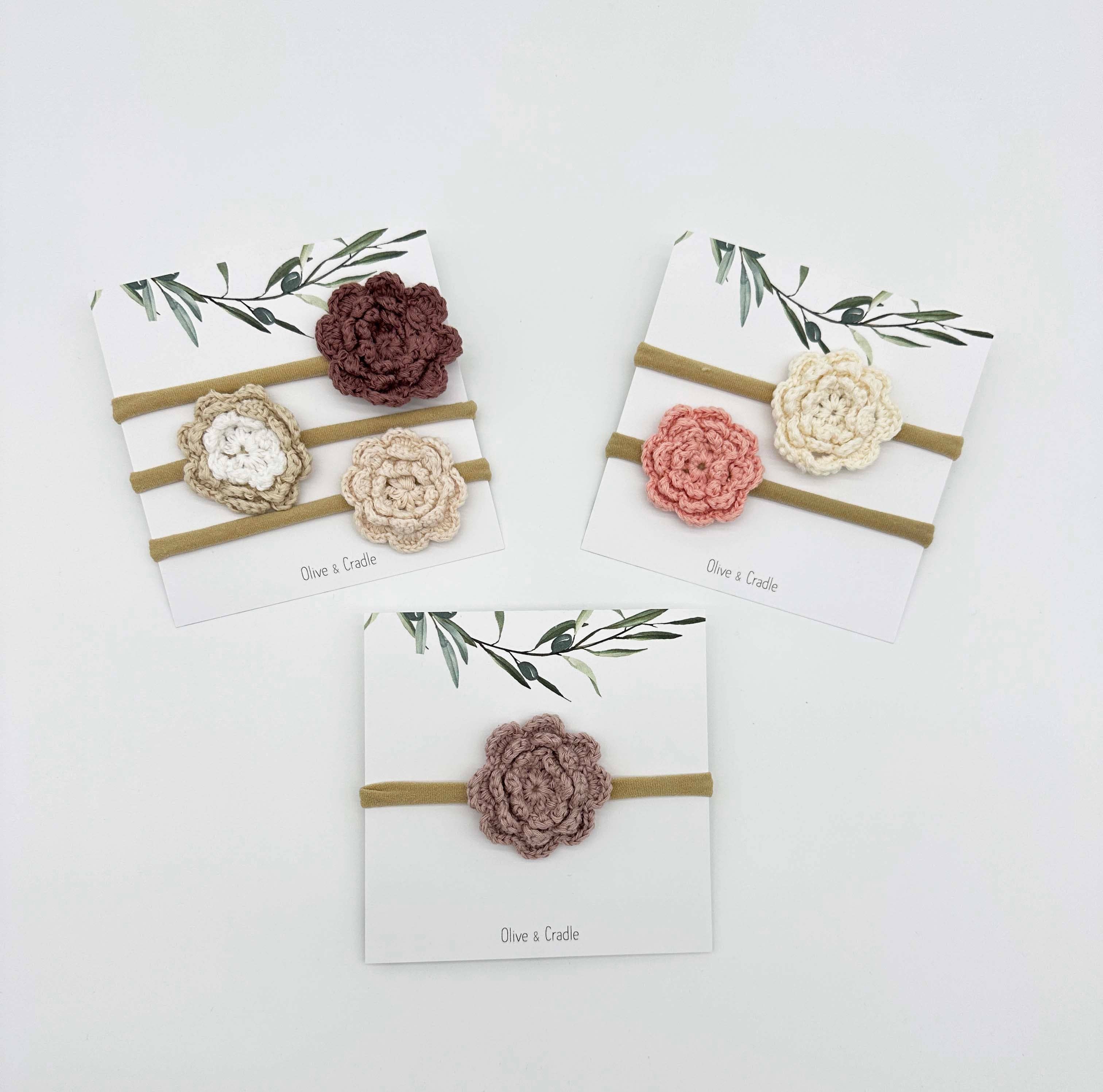 Crochet Flower Headband