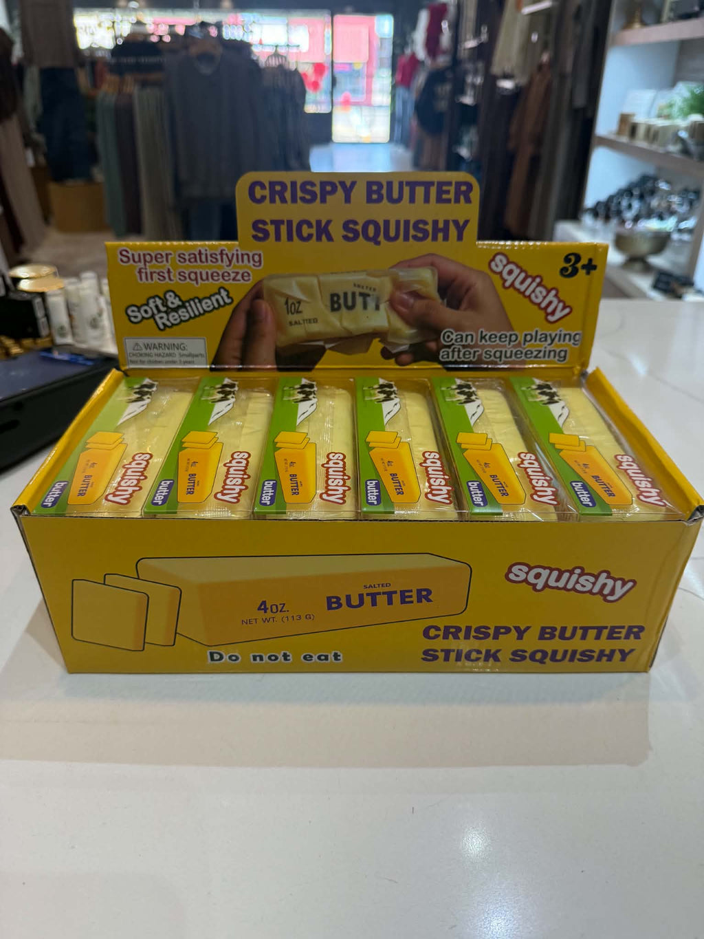 Butter with wax squishy