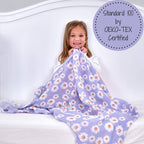 Baby Muslin Swaddle Blanket 47x47 Lazy Daisy
