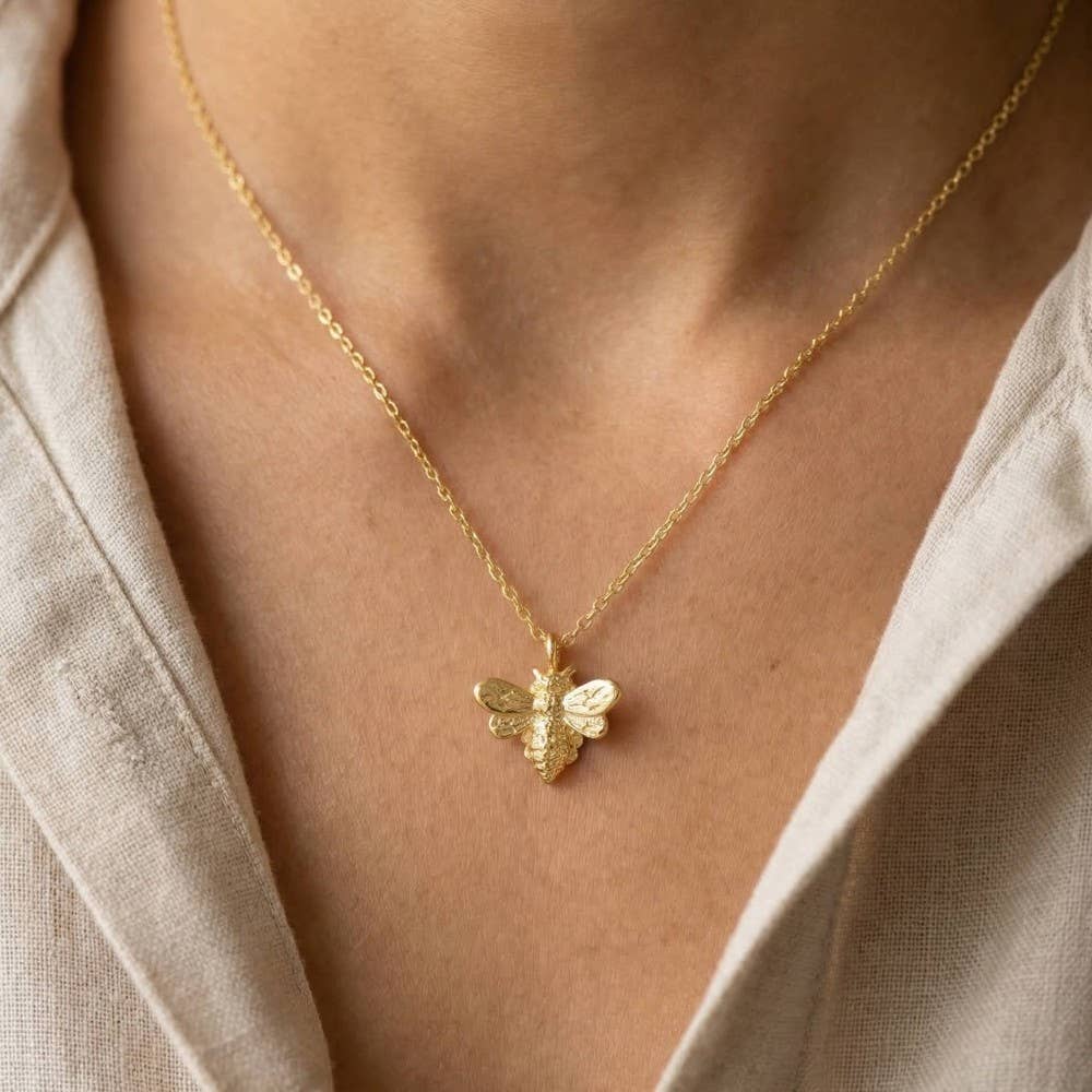 Bee Pendant Necklace