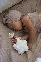 Plush Star Pacifier Holder (White)