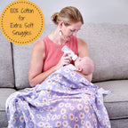 Baby Muslin Swaddle Blanket 47x47 Lazy Daisy