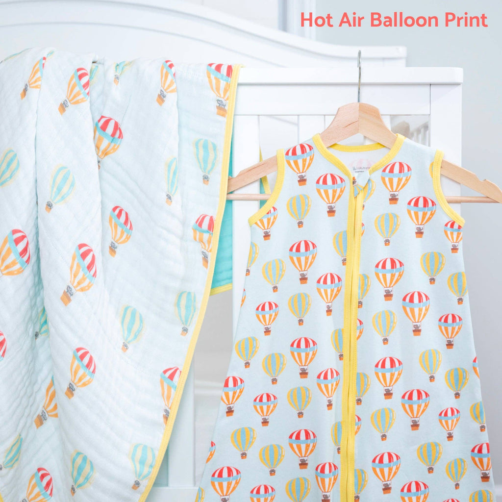Organic Cotton Sleep Sack 0.5 TOG The Sky Is The Limit