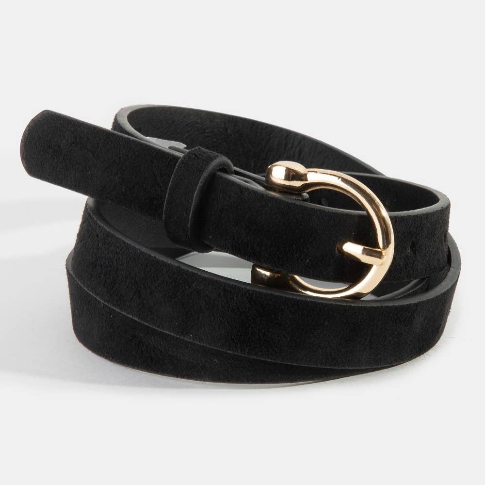 Black & Brwn Belt Set