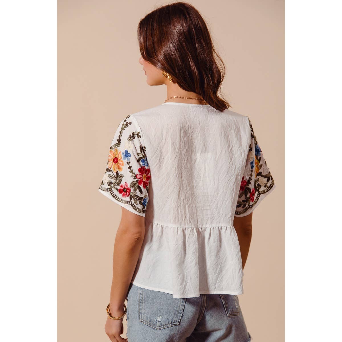FLORAL BABY DOLL TOP