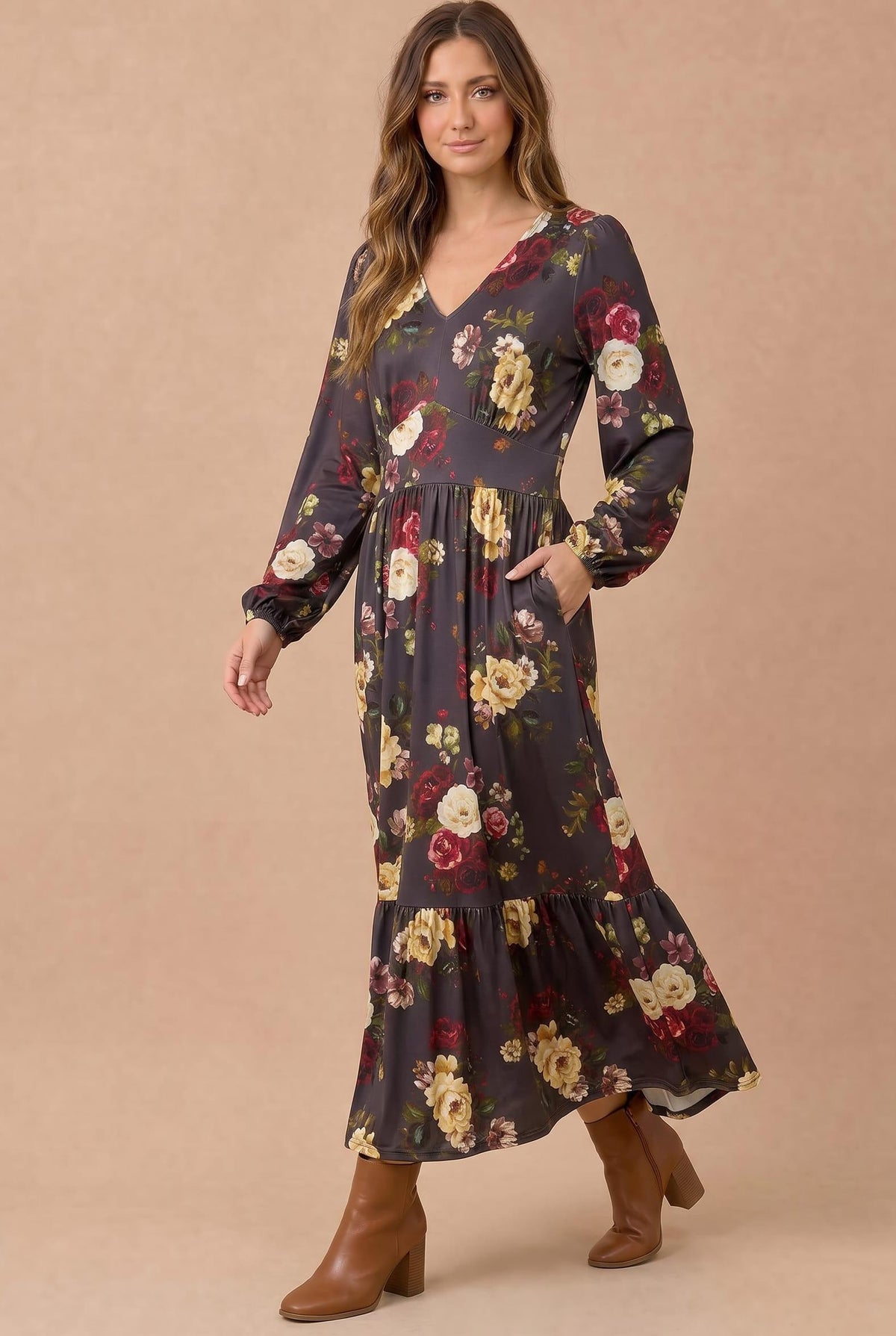 Vintage Floral Dress