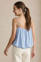 Cami Top With Bubble Hem