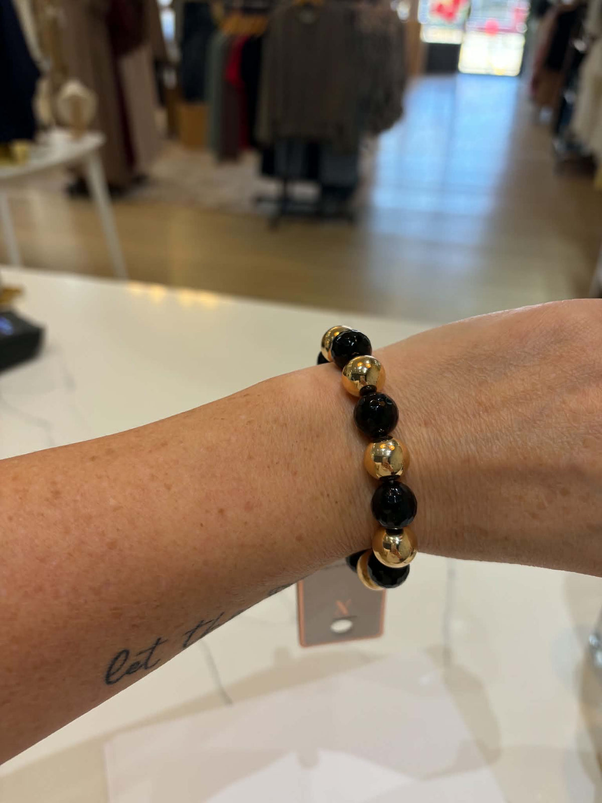 Black/Gold Bracelet