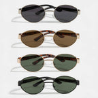 Oval Metal Sunglasses