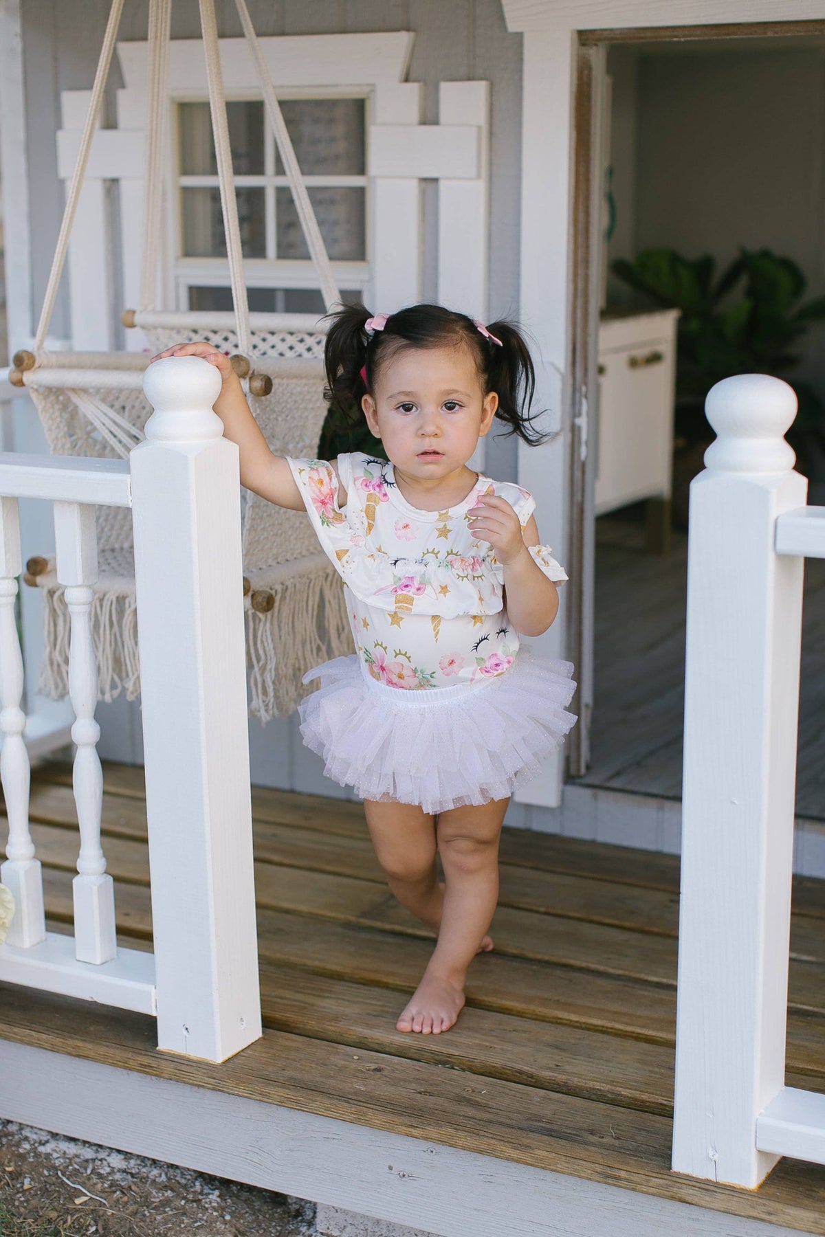 White & Gold Glitter Ruffle Tutu Bloomer