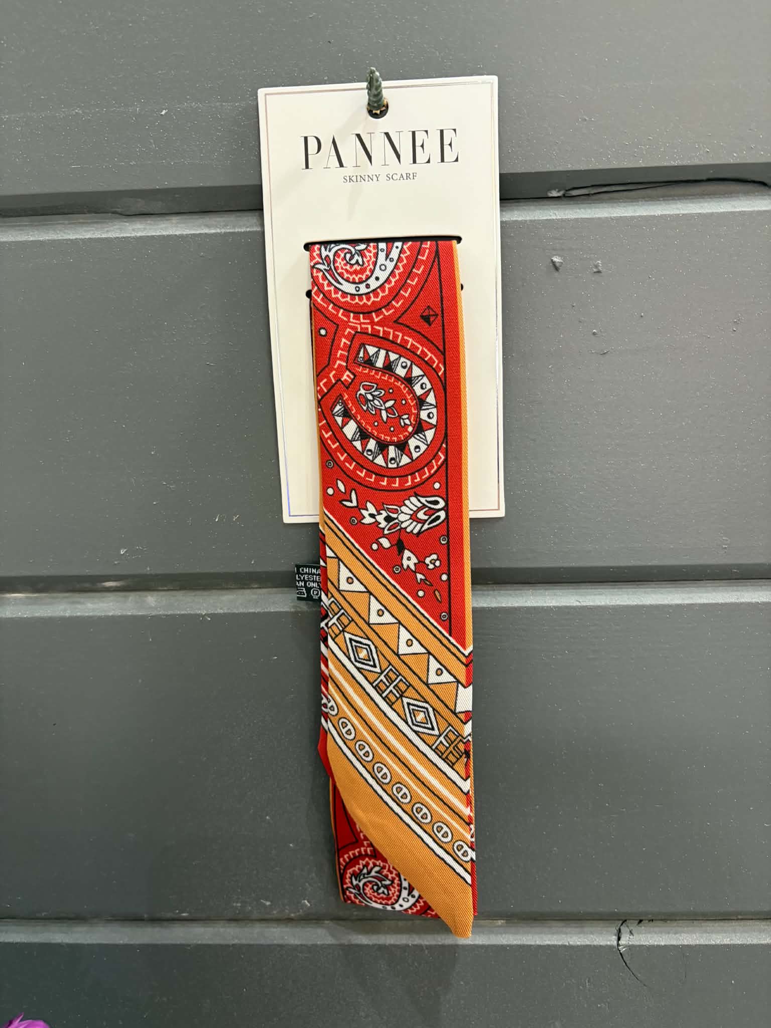 Pannee Skinny Scarf