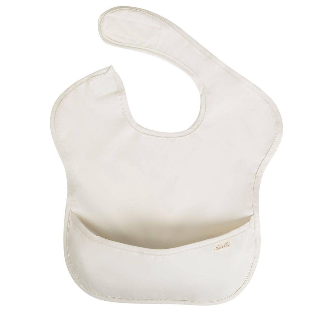 Sleeveless (3-pc) Smock Bib Set for Baby & Toddler (Neutral)