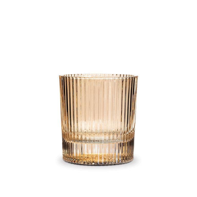 Vertical Optic Tumbler-Amber-3.5"(10oz)