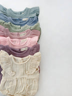 Milana Muslim Bubble Romper + Bow