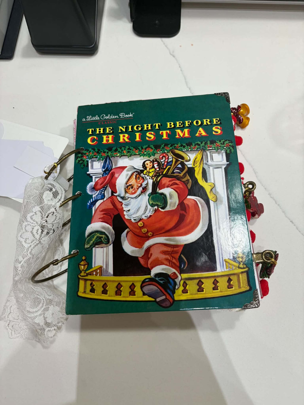 Night Before Christmas Card Keeper Journal