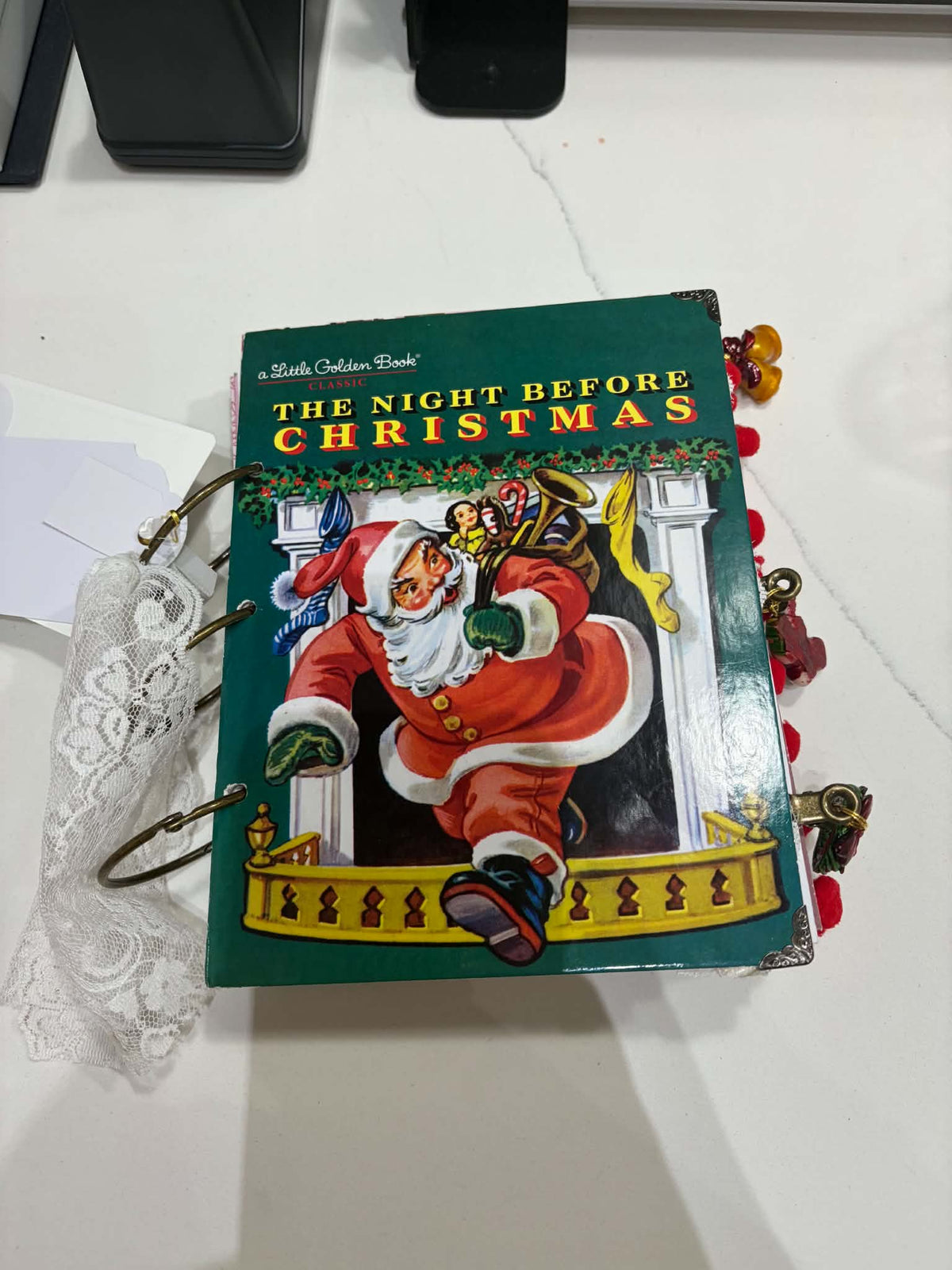 Night Before Christmas Card Keeper Journal