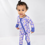 Bamboo Baby Convertible Zipper Pajama Lazy Daisy