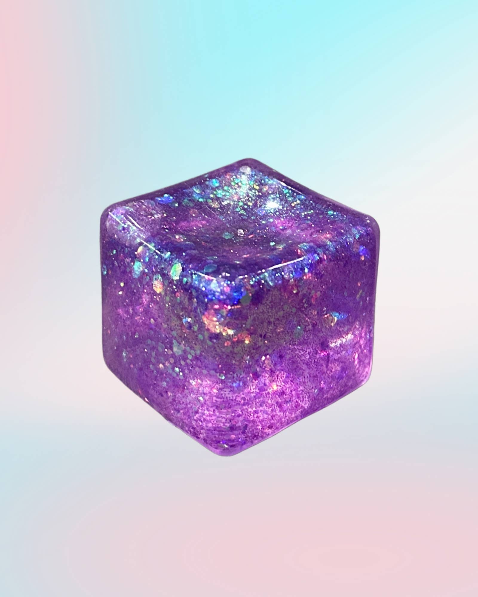 GALAXY GLITTER SLOW RISING SQUISHY CUBES